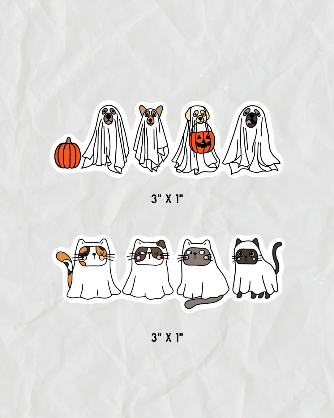 Spooky Pets Sticker