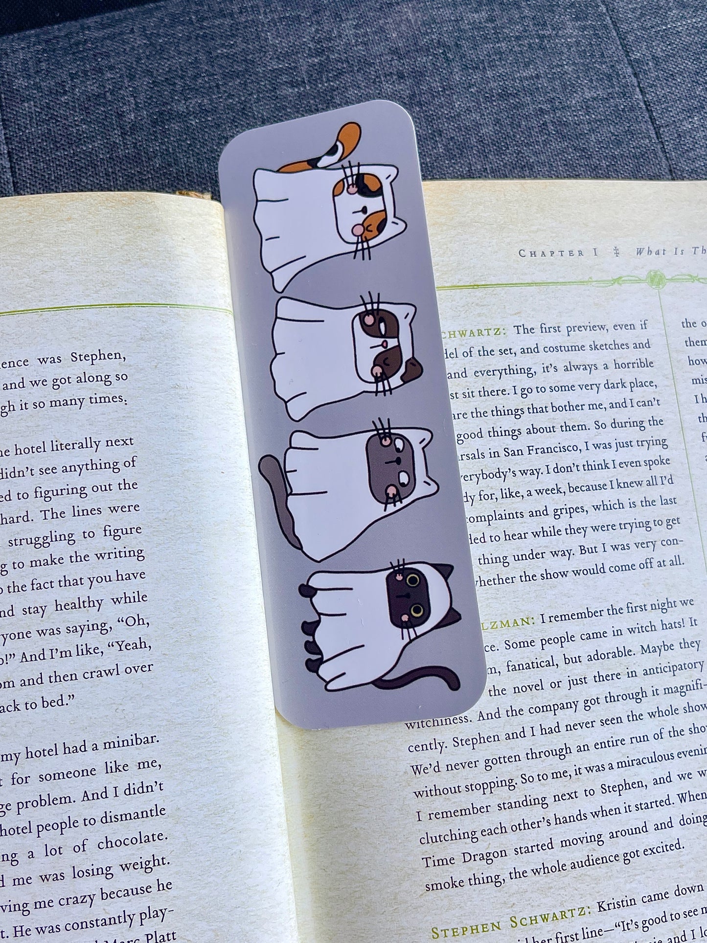 Ghost Cat Bookmark