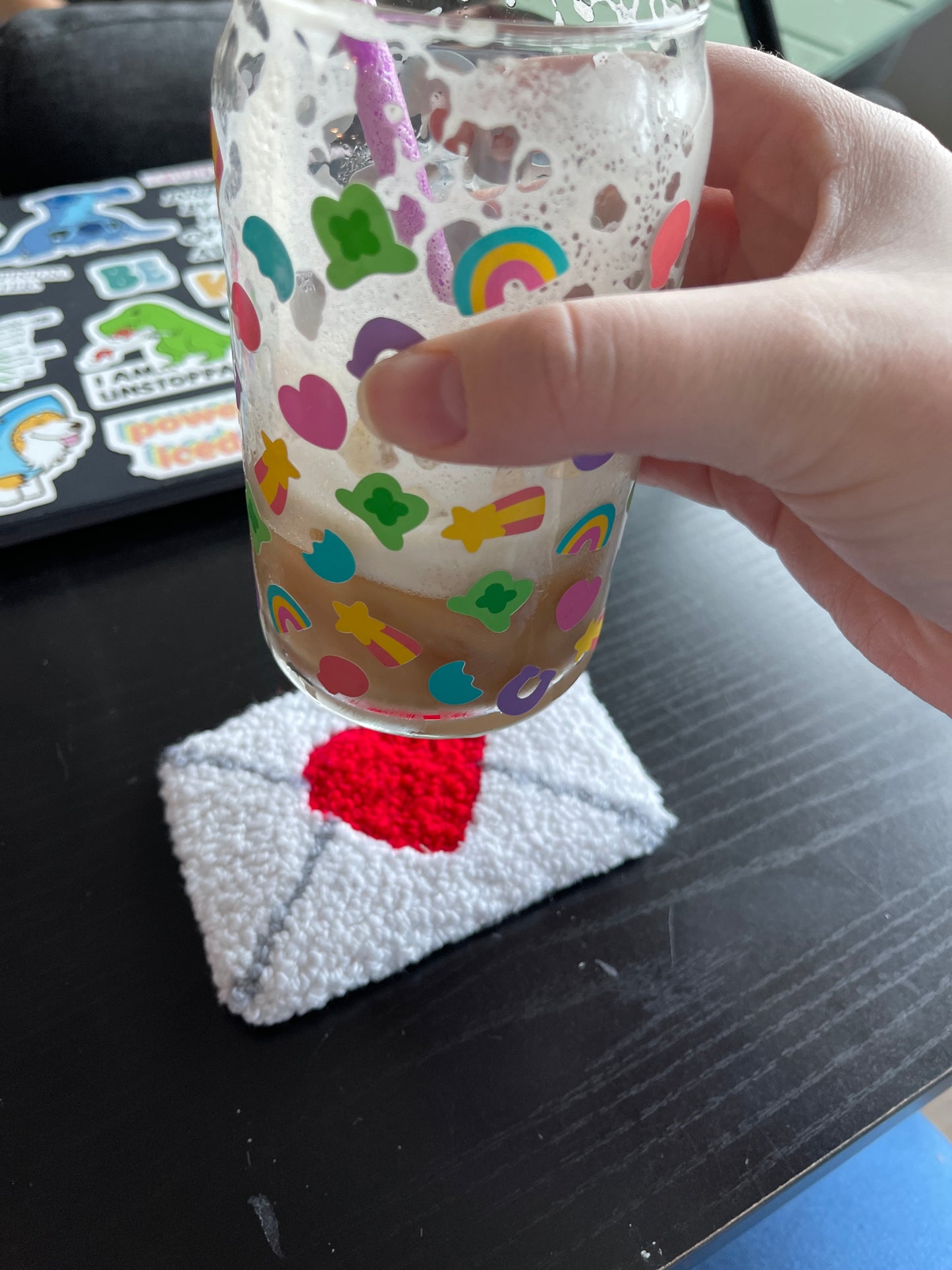 Love Letter Mug Rug