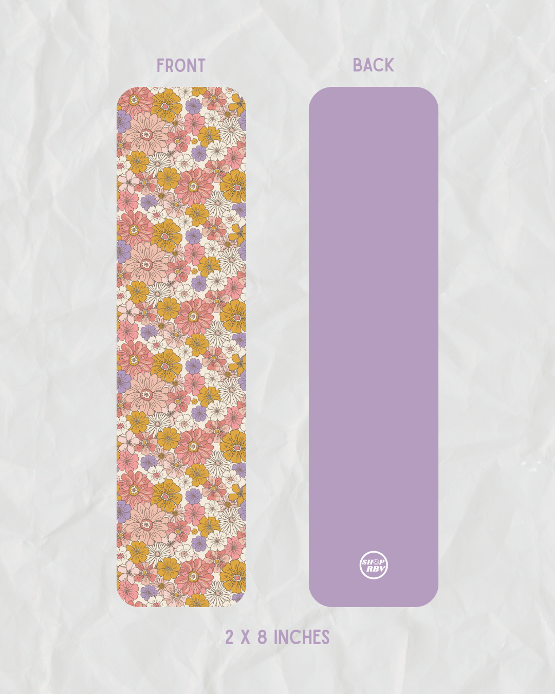 Flower Power Bookmark