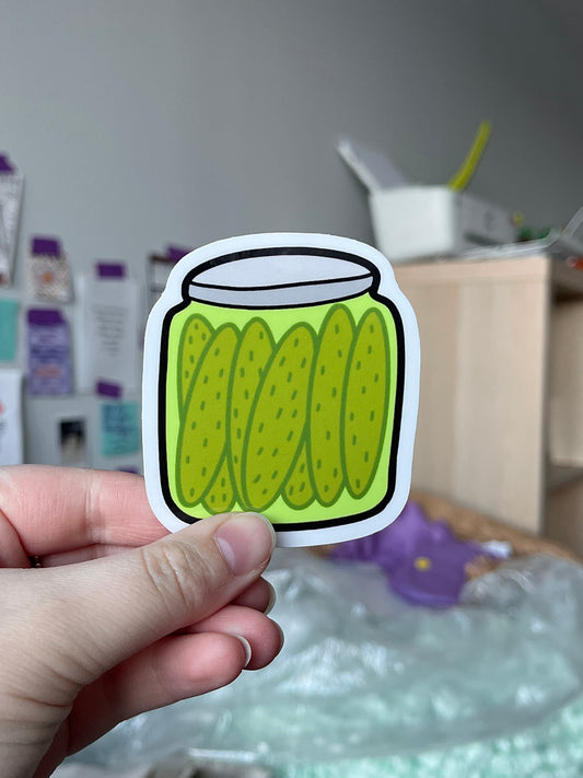 Pickle Jar Sticker