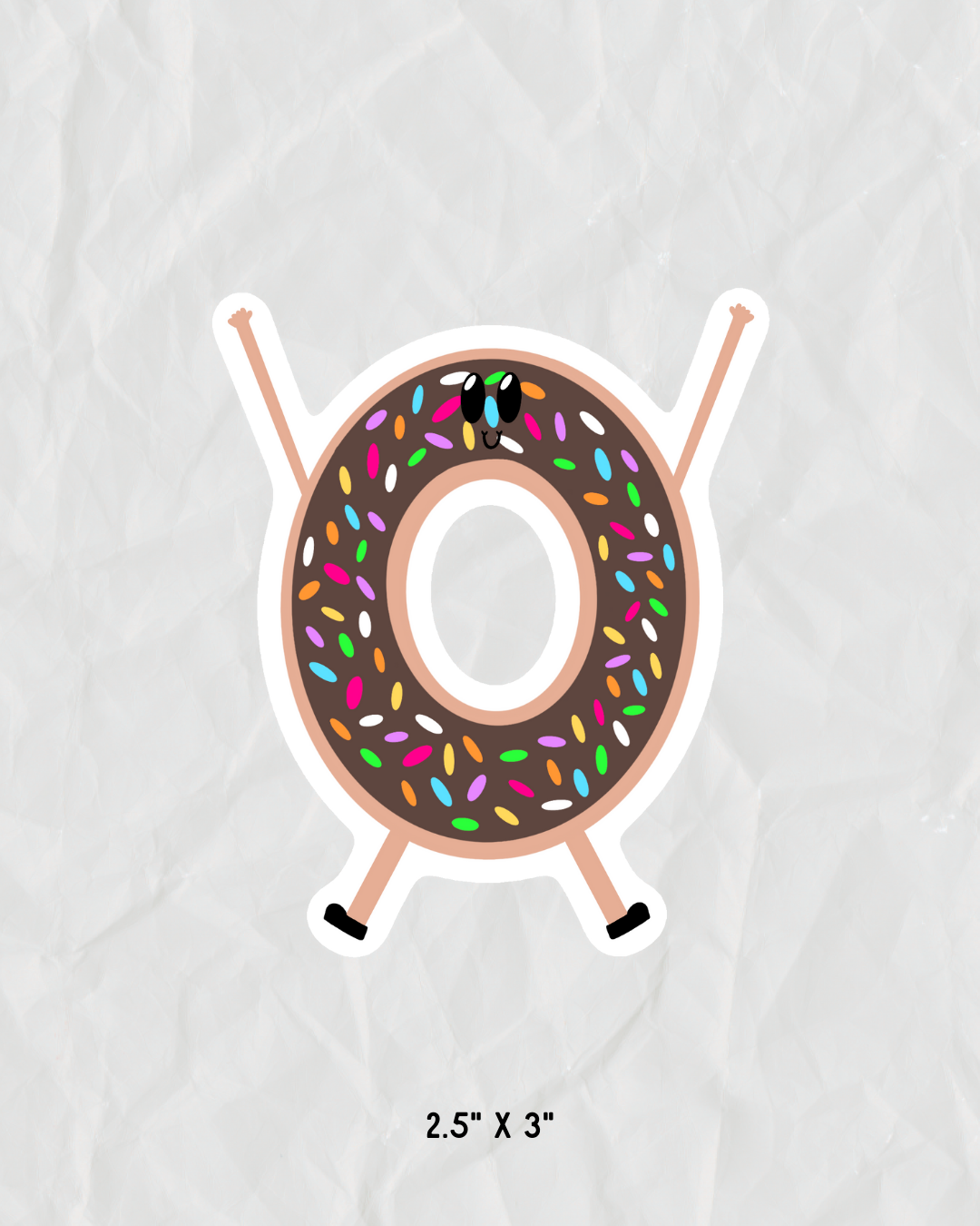 Sprinkle Donut Sticker