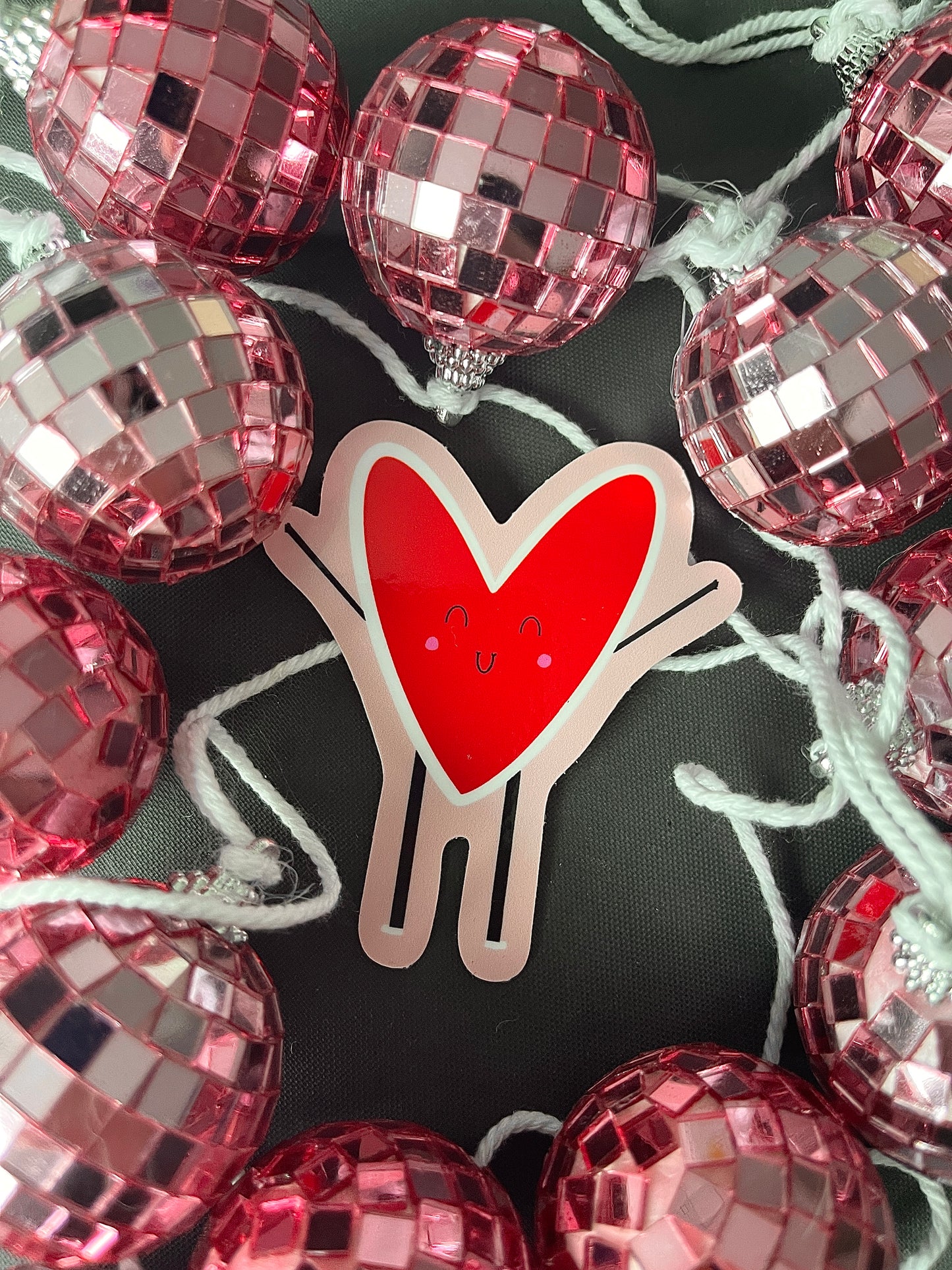 Funny Valentine Heart Sticker