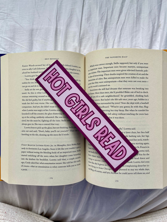 90s Hot Girls Read Bookmark