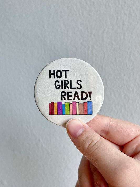 Hot Girls Read Pin