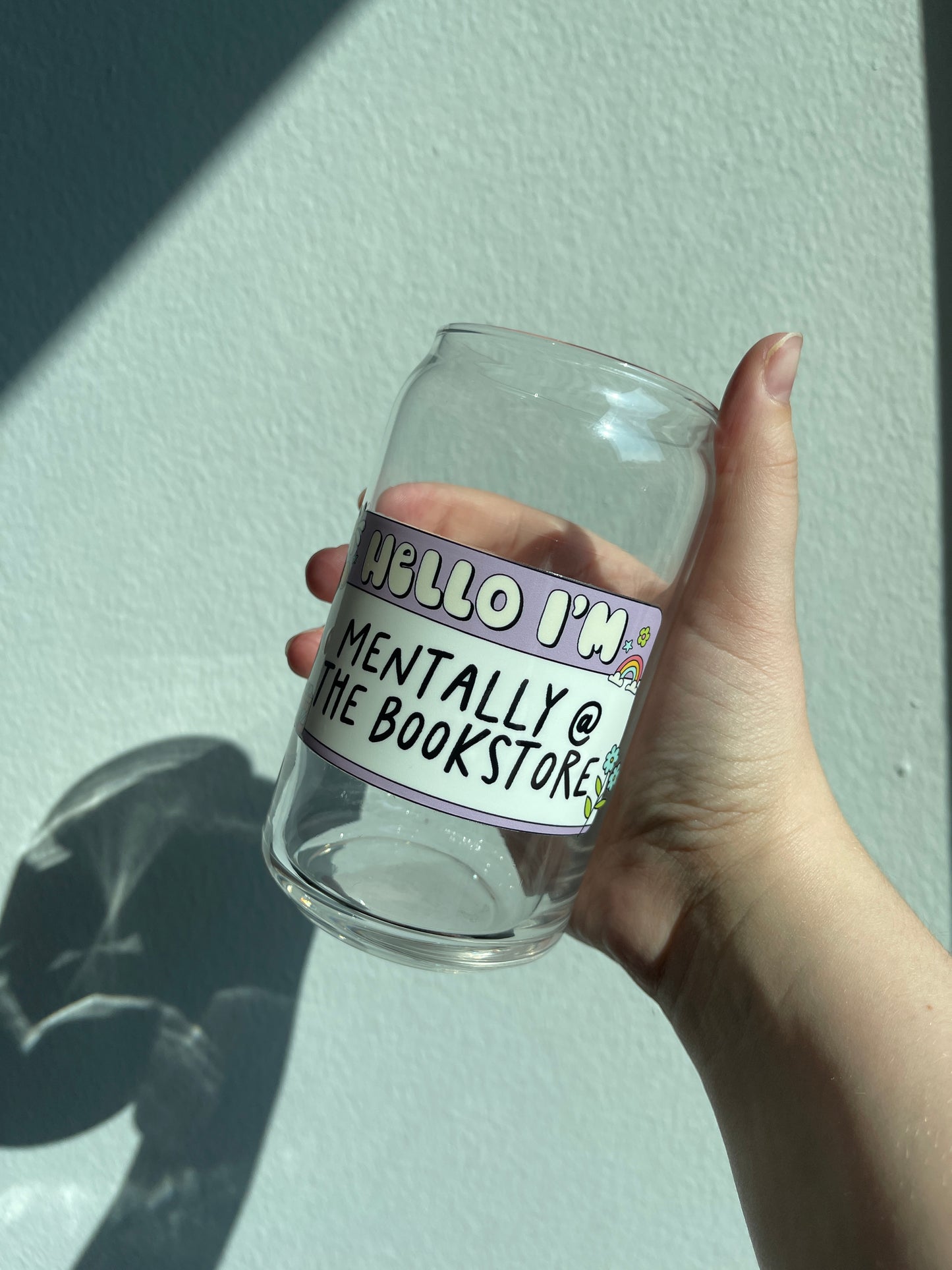 Mentally @ The Bookstore Glass Cup