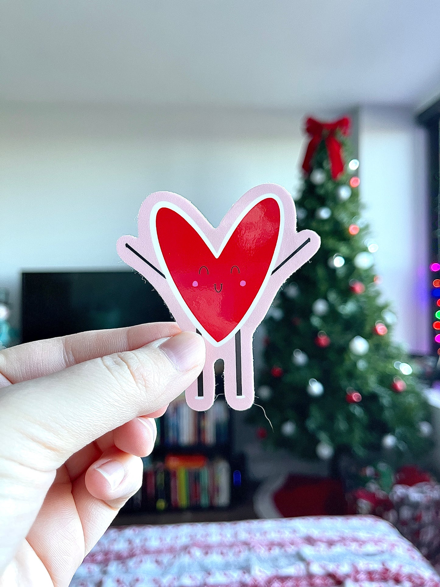 Funny Valentine Heart Sticker