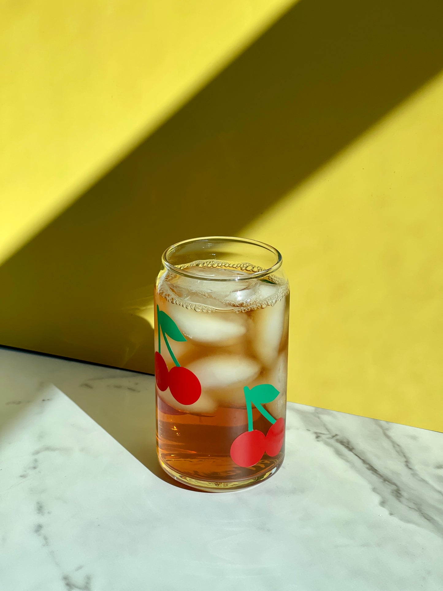 Cherry Glass Cup