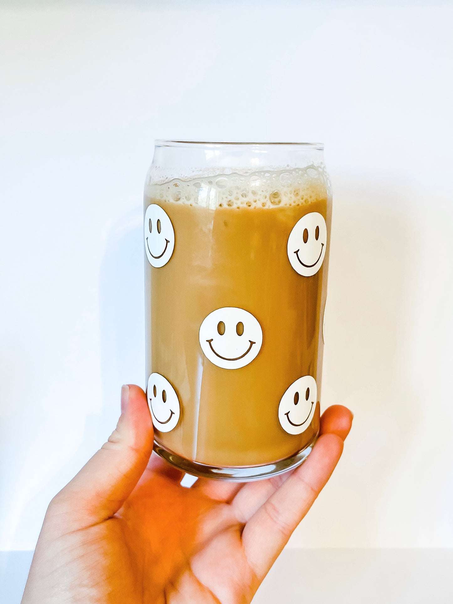 Smiley Glass Cup