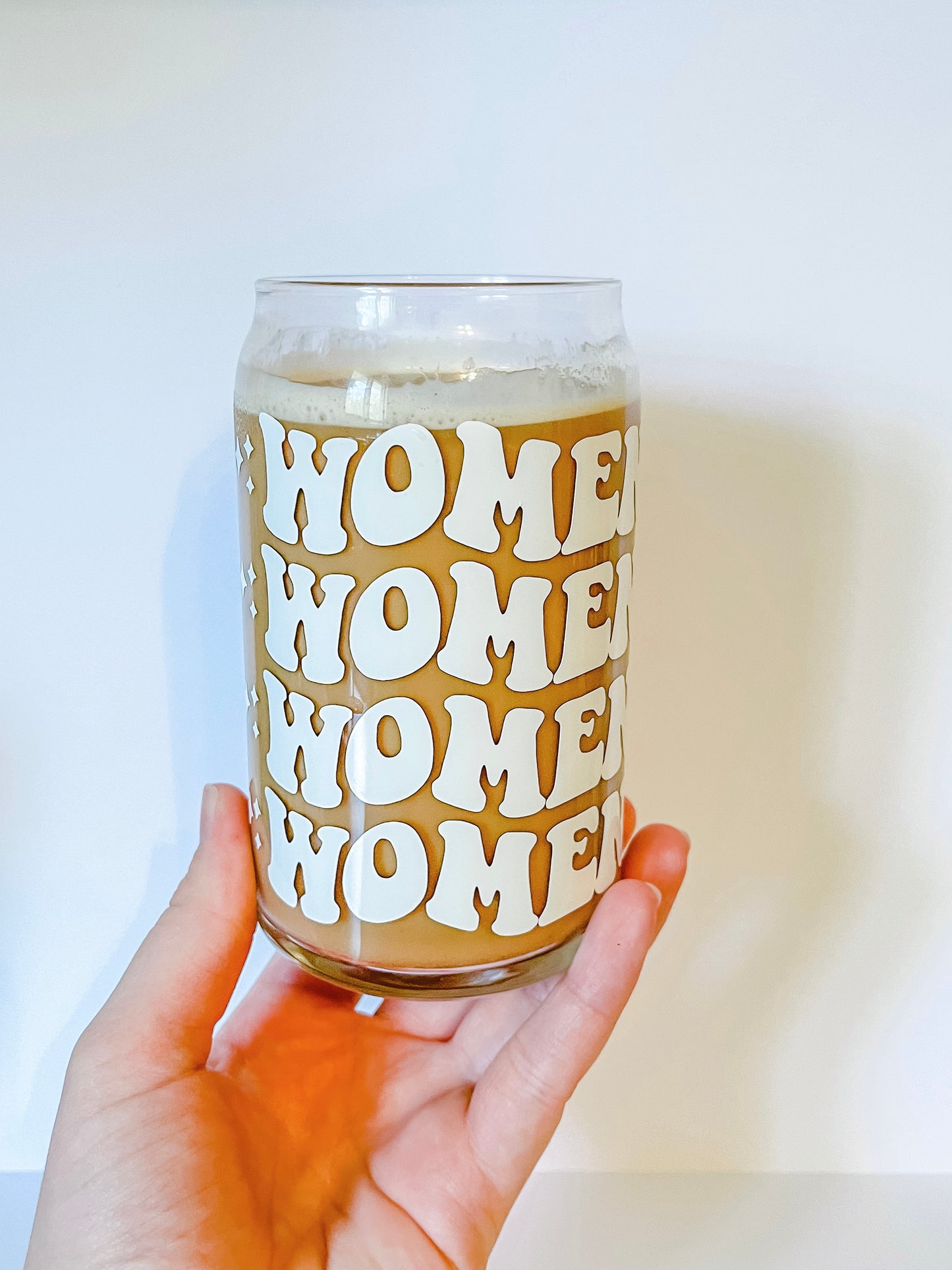 Women Glass Cup