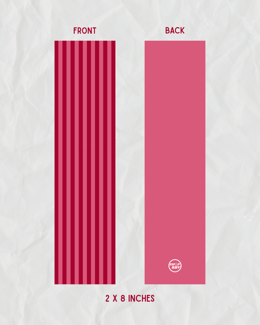 Raspberry Beach Towel Bookmark