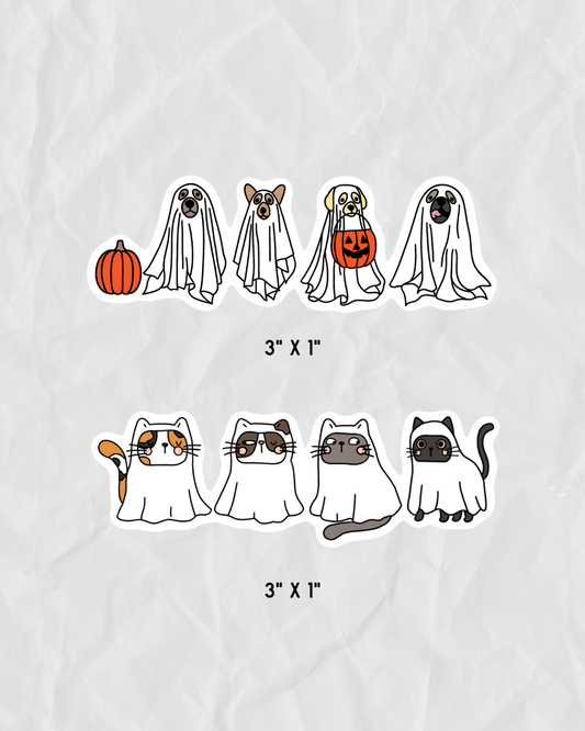 Spooky Pets Sticker