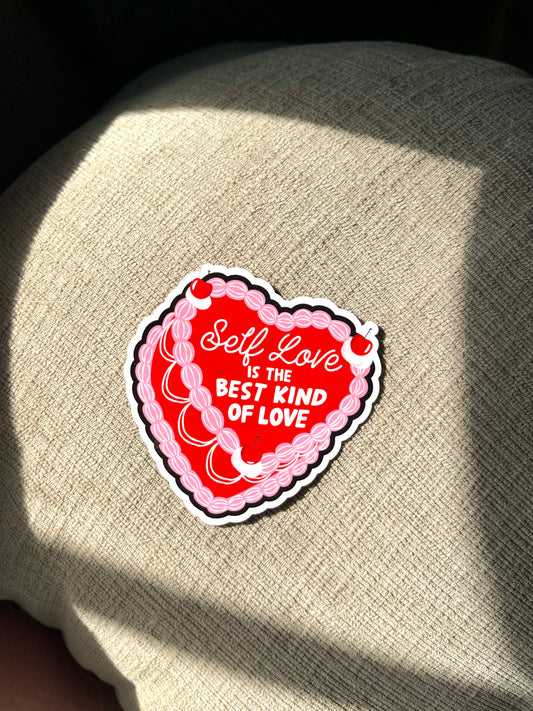 Self Love Cake Sticker