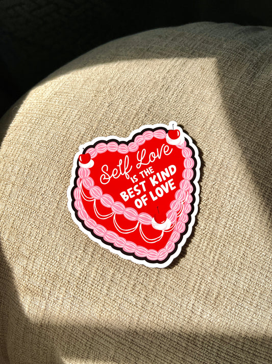 Self Love Cake Sticker