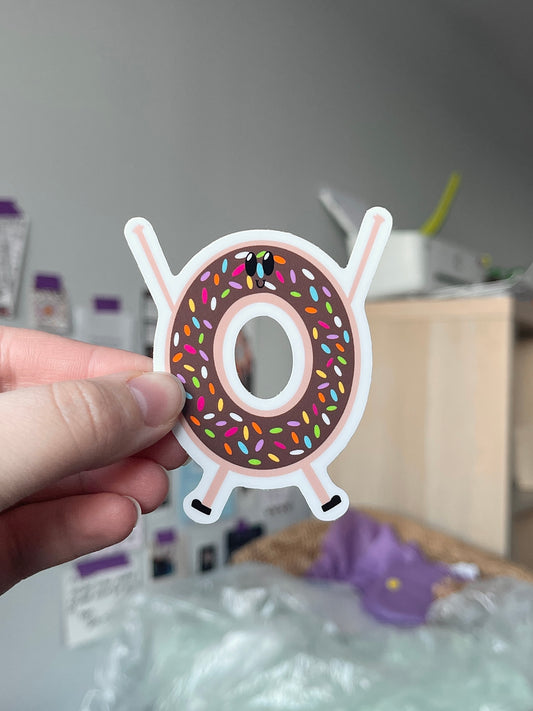 Sprinkle Donut Sticker