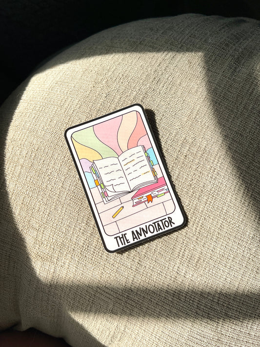 The Annotator Tarot Sticker