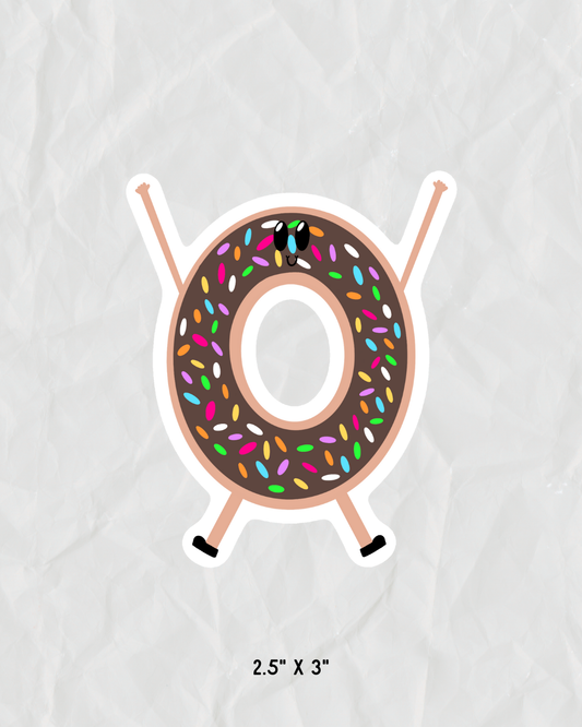 Sprinkle Donut Sticker