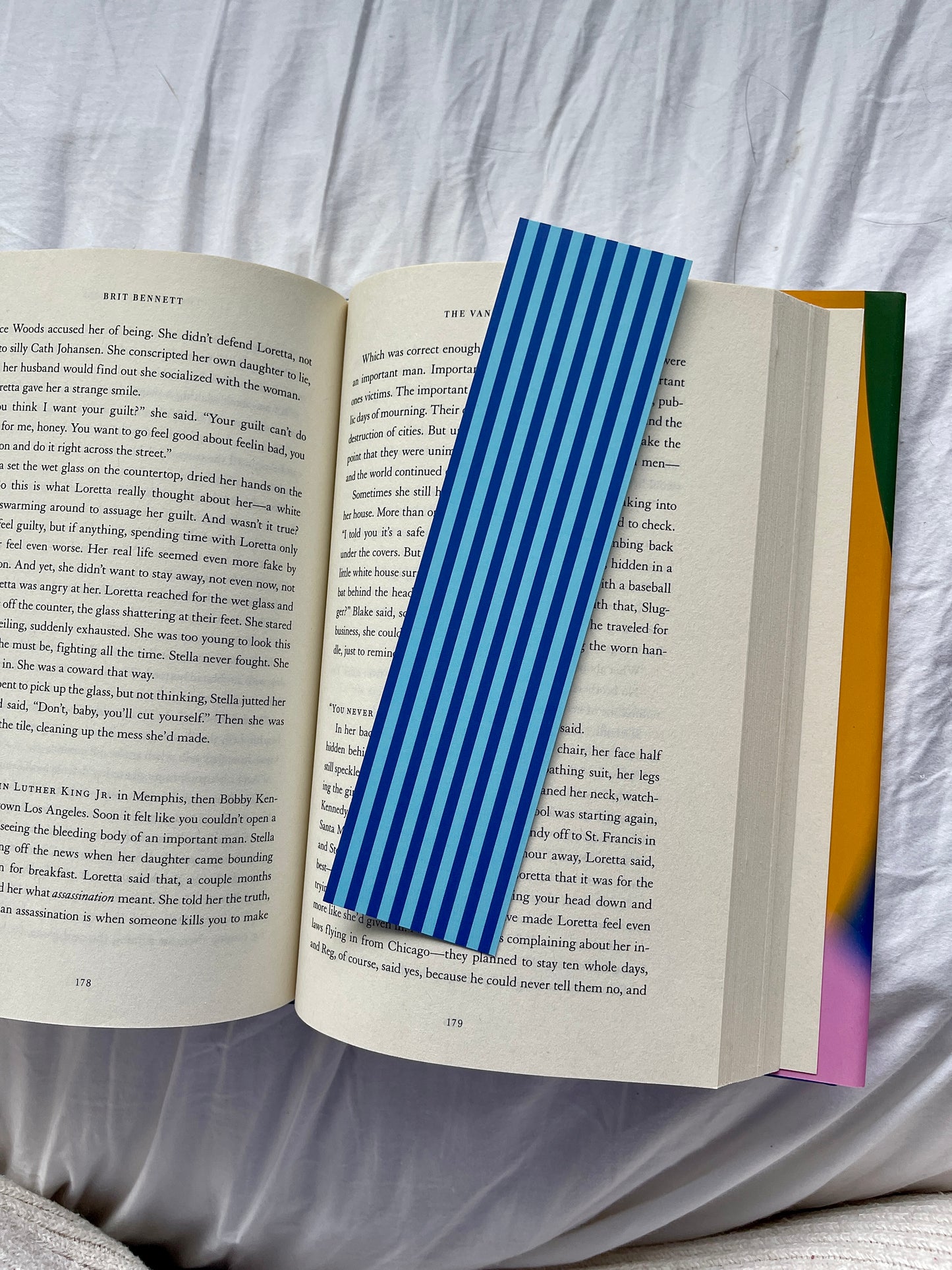 Blueberry Beach Towel Bookmark