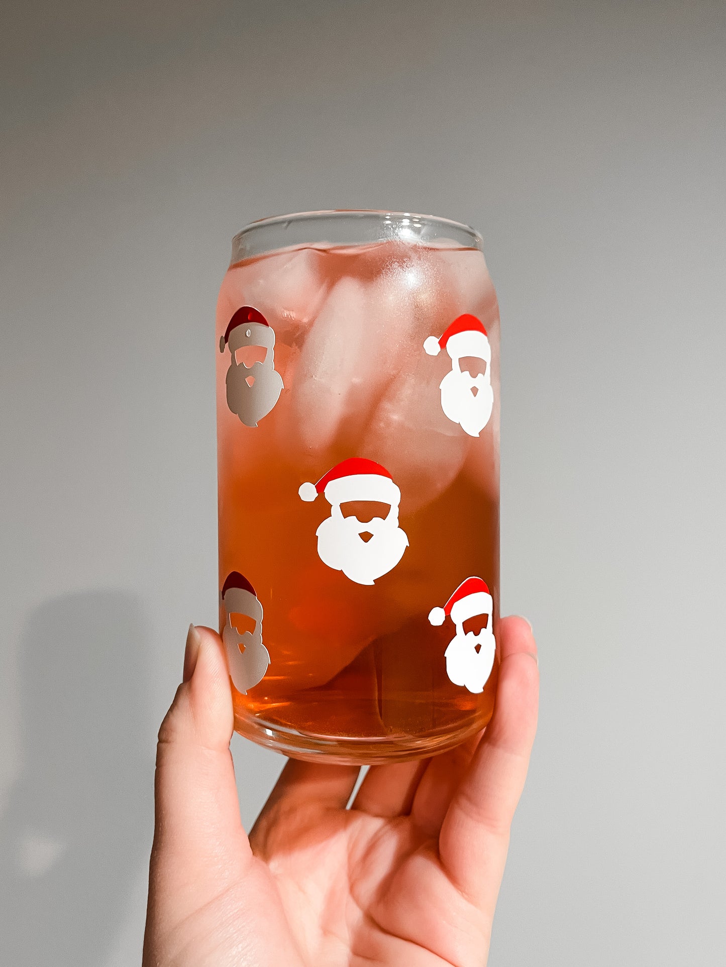 Santa Glass Cup